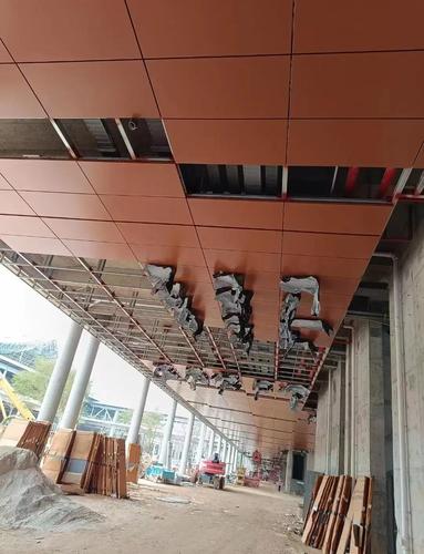 木纹铝单板造型图片